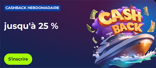 BillionaireSpin Casino cashback
